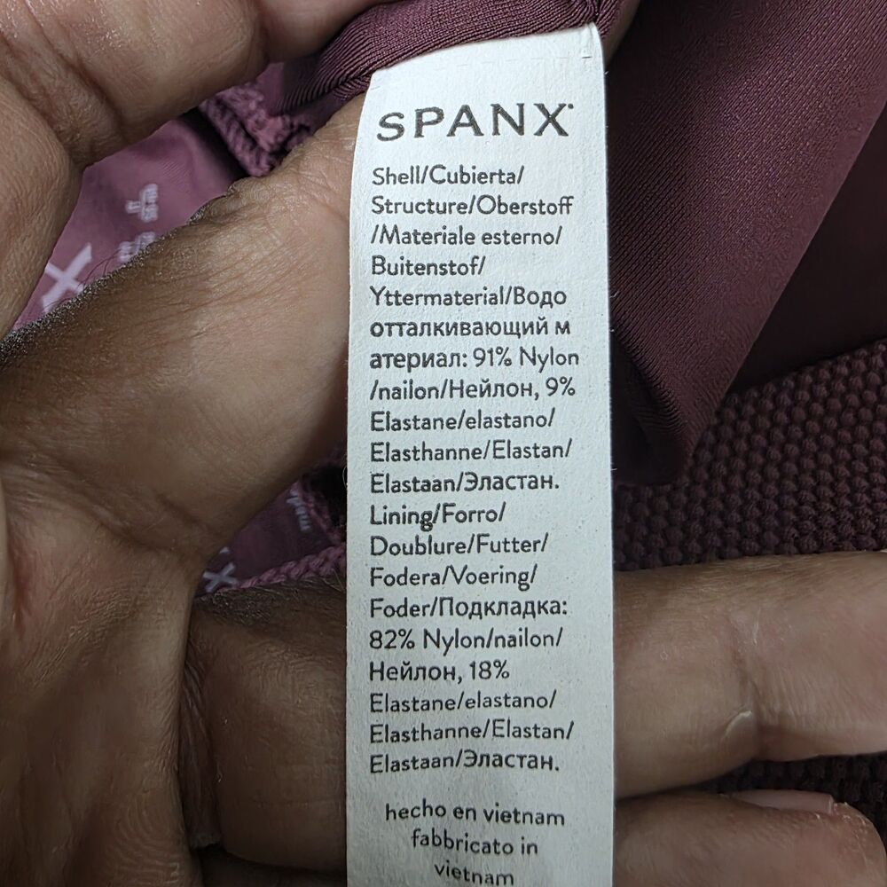 Spanx Pique Longline Flounce Swim Top Shaping Cheeky Bikini Bottom Size 2x/1x - Picture 11 of 13